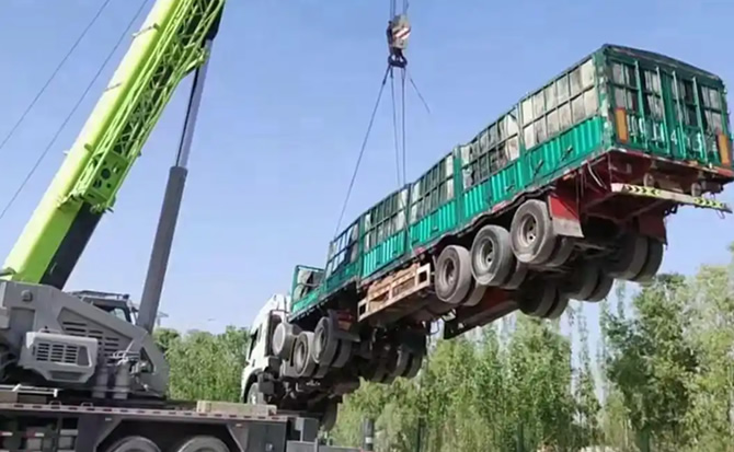 龙文区道路脱困救援案例
